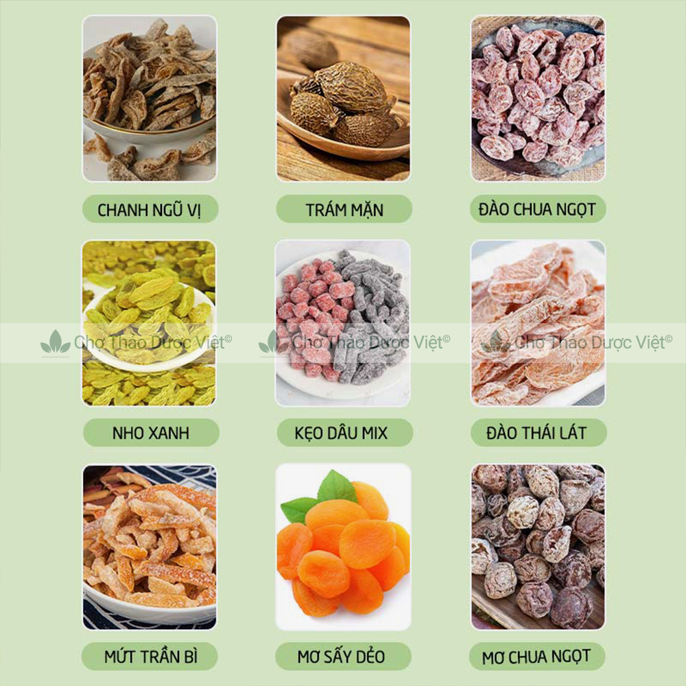 Mơ sấy dẻo, mơ không hạt ngon ngọt tự nhiên 500g - Chợ Thảo Dược Việt