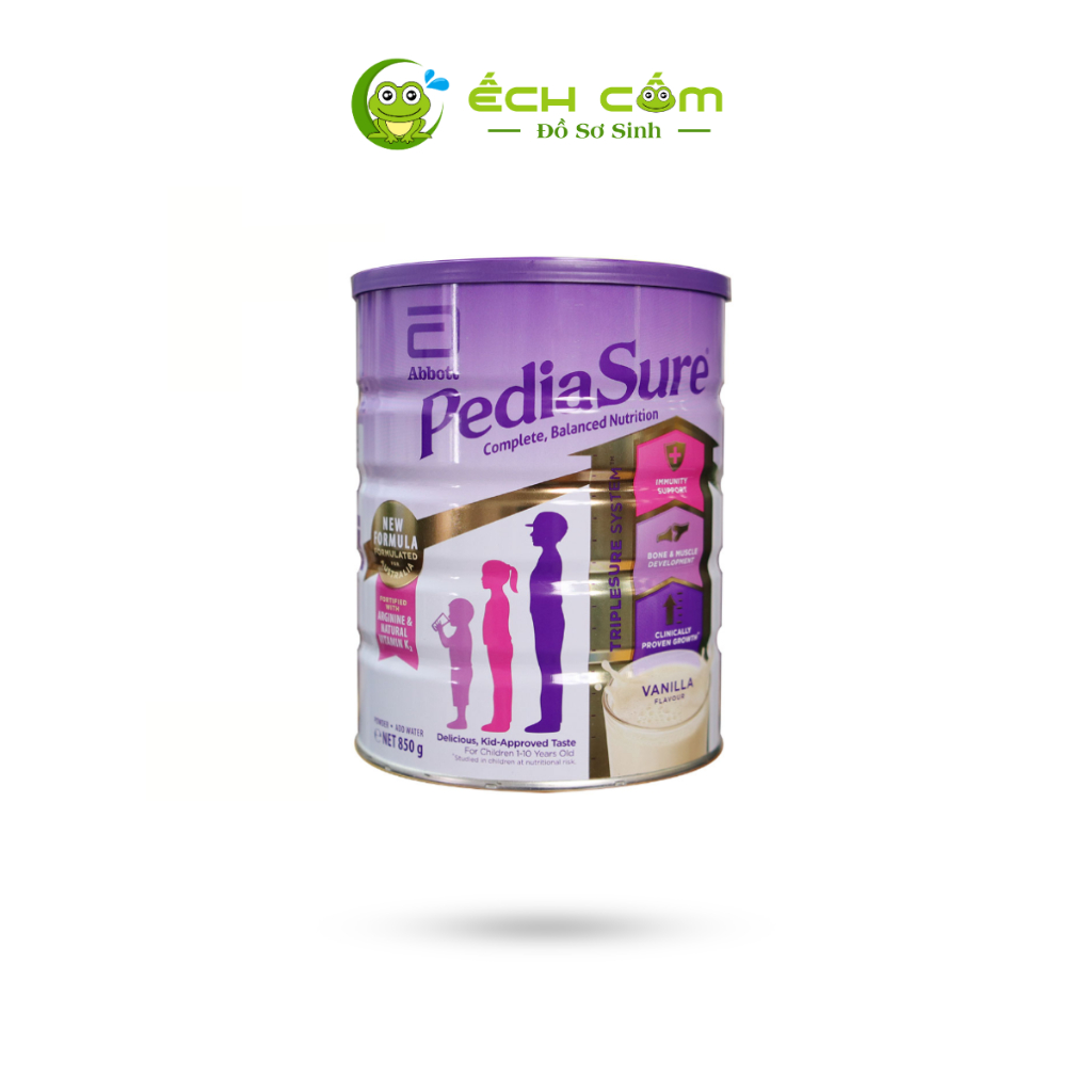 Sữa Pediasure Úc nắp tím 850g date mới