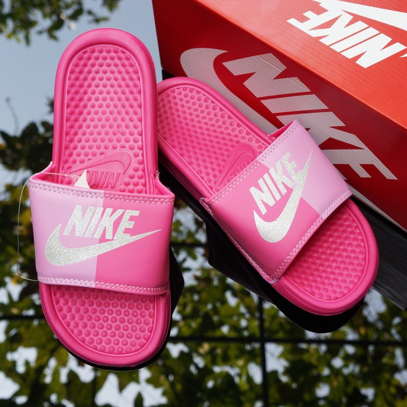 Dép Nike nam nữ logo thêu nổi cao cấp  0003