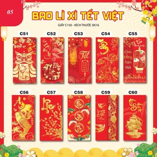 10 Bao lì xì tết 2026