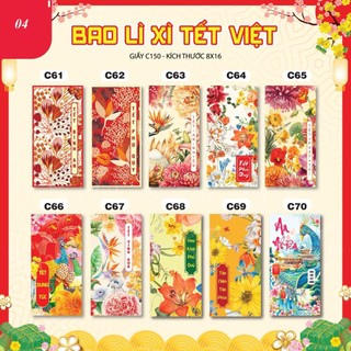 10 Bao lì xì tết 2026