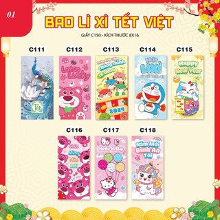 10 Bao lì xì tết 2024