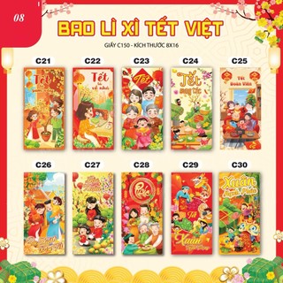 10 Bao lì xì tết 2026