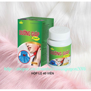 DƯỠNG GIÁP XANH Kingphar (Hộp 40 viên ) - hỗ trợ làm giảm các triệu chứng suy giáp như mệt mỏi, da khô, tóc gãy rụng