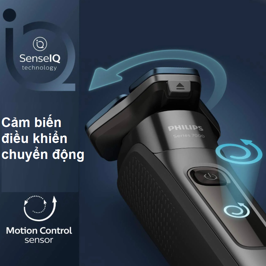 Máy cạo râu khô và ướt cao cấp, thương hiệu Philips SkinIQ S5831/01 - HÀNG CHÍNH HÃNG