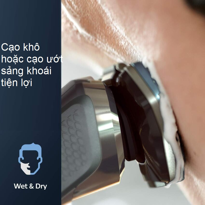 Máy cạo râu khô và ướt cao cấp, thương hiệu Philips SkinIQ S5831/01 - HÀNG CHÍNH HÃNG