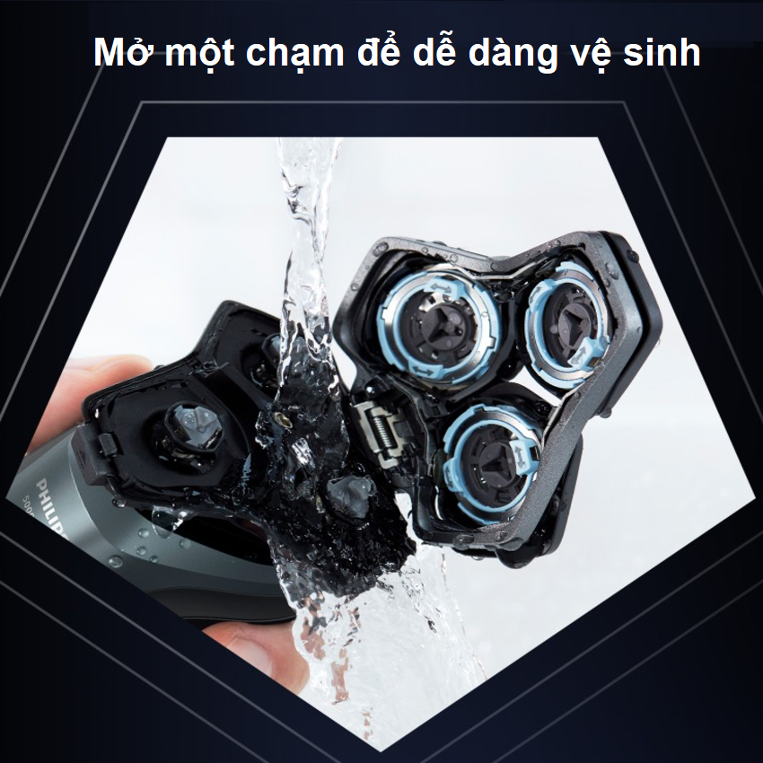 Máy cạo râu khô và ướt cao cấp, thương hiệu Philips SkinIQ S5831/01 - HÀNG CHÍNH HÃNG