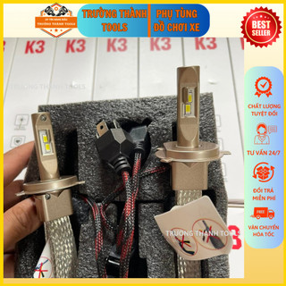 Đèn Pha Led K3 chân H4 siêu sáng lắp cho xe máy ô tô chân H4 Trường Thành Tools