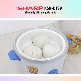 [HỎA TỐC] Nồi Cơm Nắp Rời Sharp KSH-D19V (1.8L) - Màu ngẫu nhiên