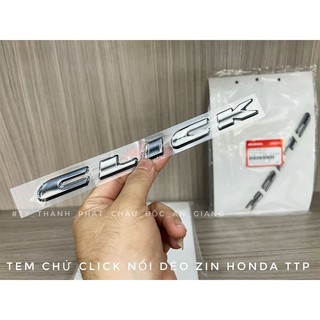 Tem chử Click nổi dẻo zin