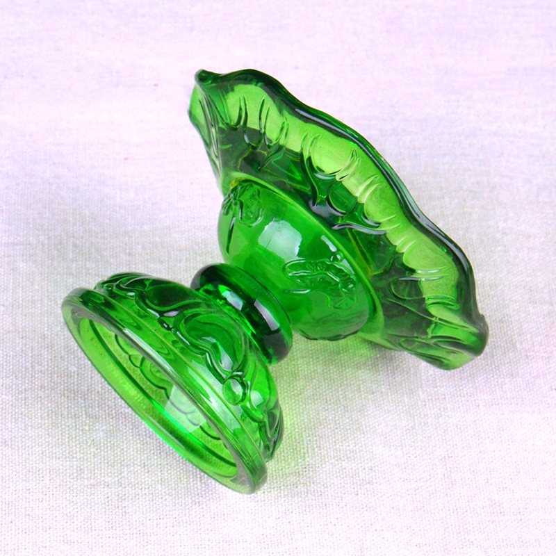 Đèn hoa sen lưu ly thủy tinh dùng pin để bàn thờ tim lắc lung linh như thật, đèn thờ cúng dùng pin - Đức Hiếu Shop