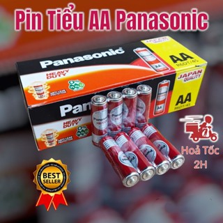  Pin Tiểu AA Panasonic Đỏ 1.5V R6DT 4S 2A AA giá 1 hộp 60 viên dùng cho Remote thiết bị điện tử 