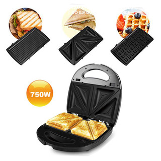 Máy kẹp nướng, làm bánh mì 3 khay SOKANY KJ302 750W đa năng [BẢO HÀNH 12 THÁNG - LỖI 1 ĐỔI 1 TRONG 7 NGÀY ĐÂU]