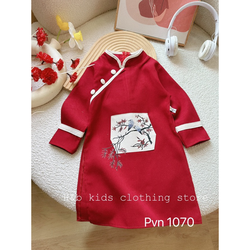 Áo dài mừng xuân cho bé trai