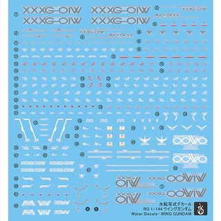 Decal nước cho RG Wing TV Gundam