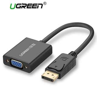 Cáp chuyển Displayport sang VGA cho màn hình máy chiếu chính hãng UGREEN