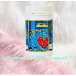 Vitatree Mega OMEGA 369 Plus Q10 Hộp 120 viên - Nhập Khẩu Úc -Cung Cấp Acid Béo ,Chống Oxy Hóa - Bảo Vệ Tim Mạch