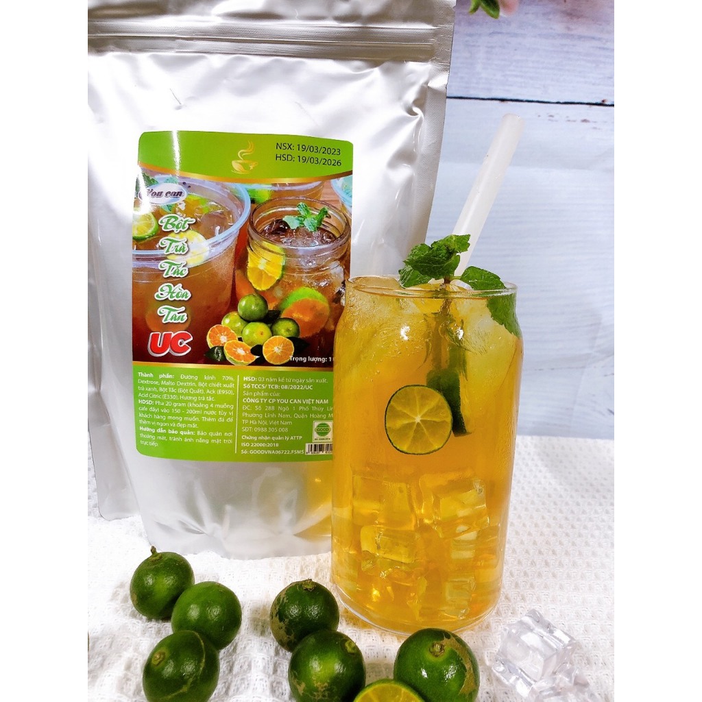 TRÀ TẮC UC Hàng công ty, dễ pha chế, tiết kiệm chi phí, cost trà thấp