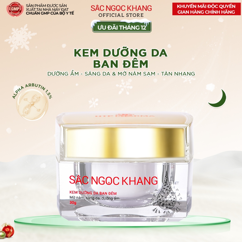 Kem dưỡng trắng da Sắc Ngọc Khang mờ nám sạm tàn nhan