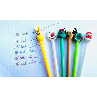 combo 100 Bút nước noel (3 màu mực xanh-đen-tím)