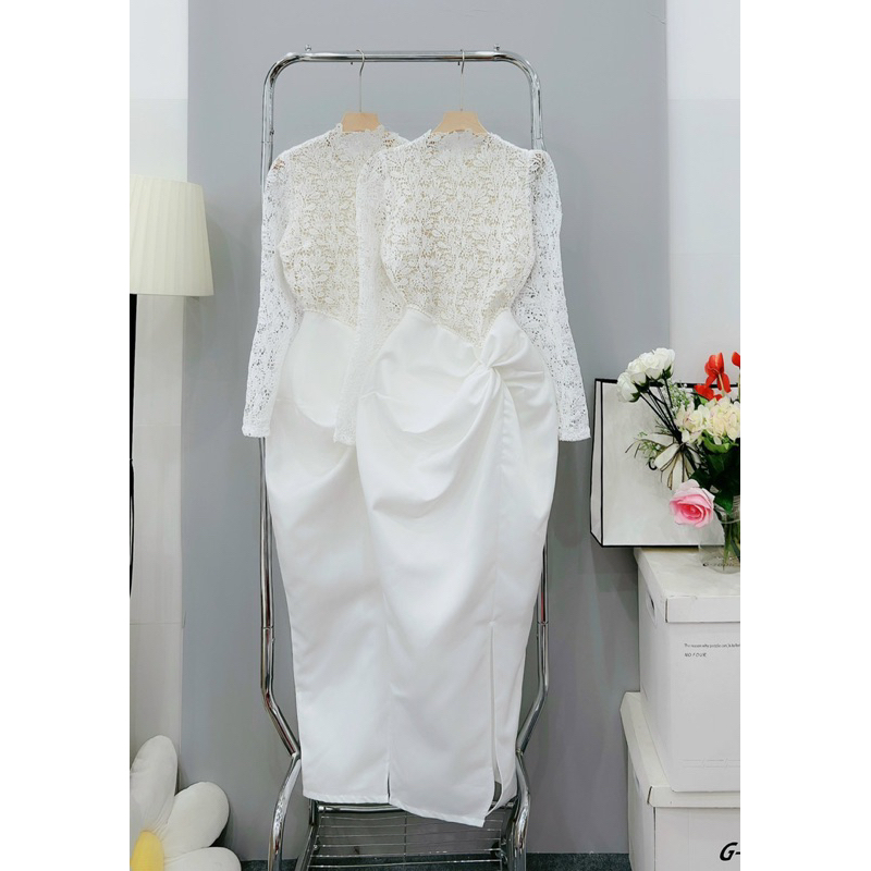 VÁY BODY THÂN REN PHỐI TÙNG NHÚN EO 021223