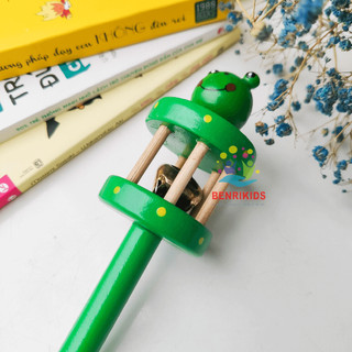 Đồ chơi xúc xắc chuông sato bằng nhựa an toàn cho bé