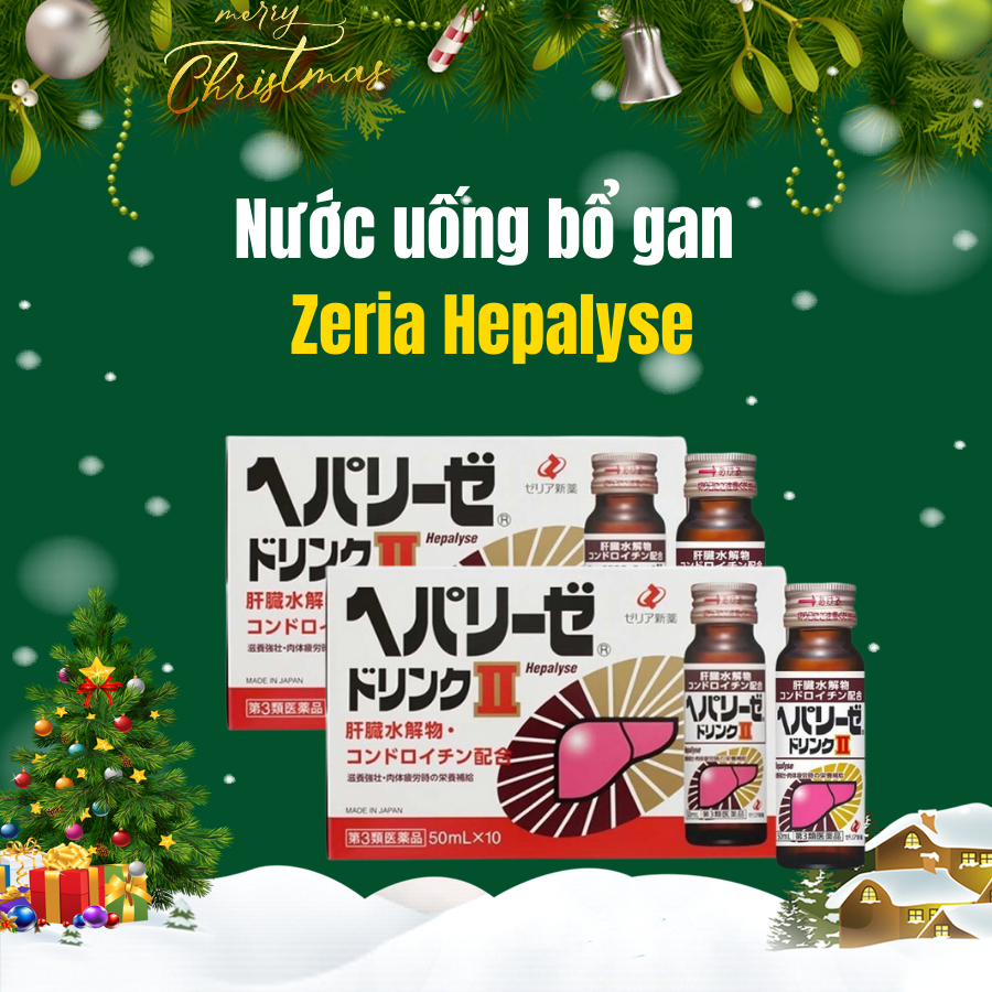 Nước Uống Bổ Gan Zeria Hepalyse II Nhật Bản (10 lọ x 50ml)