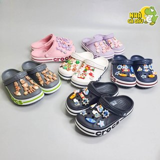 Dép sục cross baya unisex nhiều màu, dép sục cross nam nữ tặng 10 jibbitz sticker - Nhà cá sấu