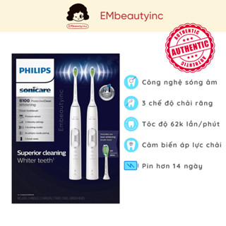 Bàn chải điện Philips Sonicare ProtectiveClean 6100