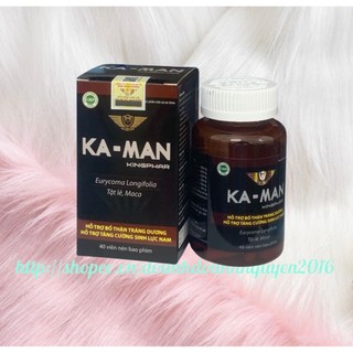 KA-MAN Kingphar - Bổ Thận Tráng Dương - Lọ 40 viên