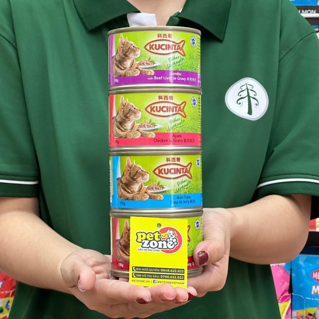 Pate cho mèo Kucinta lon 150g