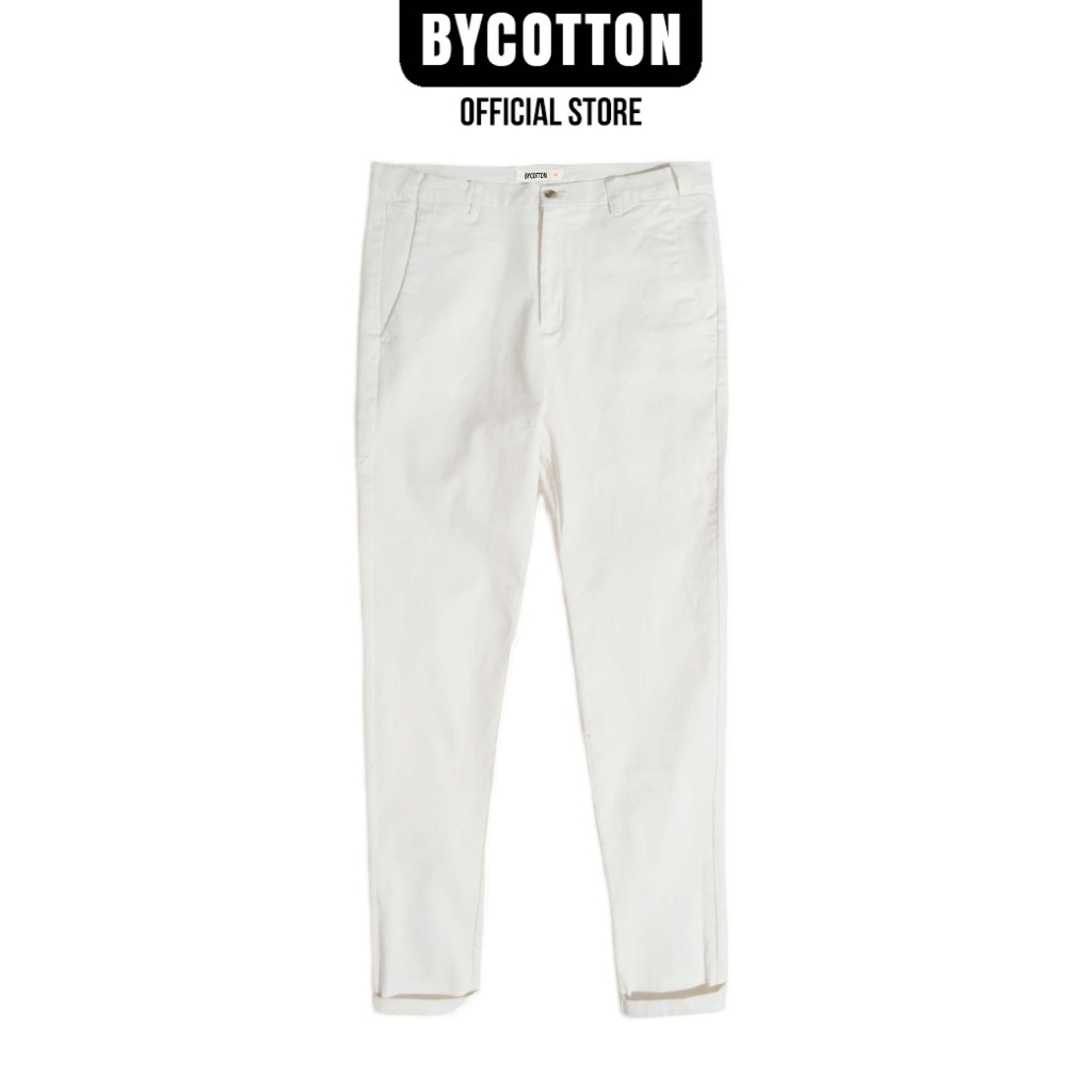 Quần Kaki Dài Nam Cao Cấp Chinos White 3.0 BY COTTON