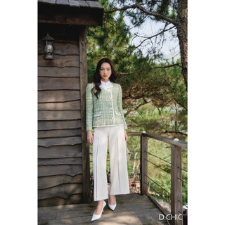 D.CHIC Áo khoác cúc lệch 2 túi MS: 160696