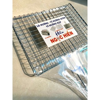 Vỉ nướng kẹp inox - vỉ nướng kẹp xi inox -vỉ nướng tay cầm đủ loại