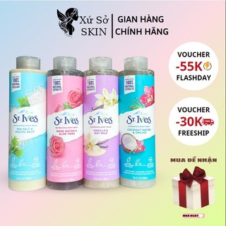 Sữa tắm dưỡng da tẩy tế bào chết St.Ives body wash 100% natural 650ml