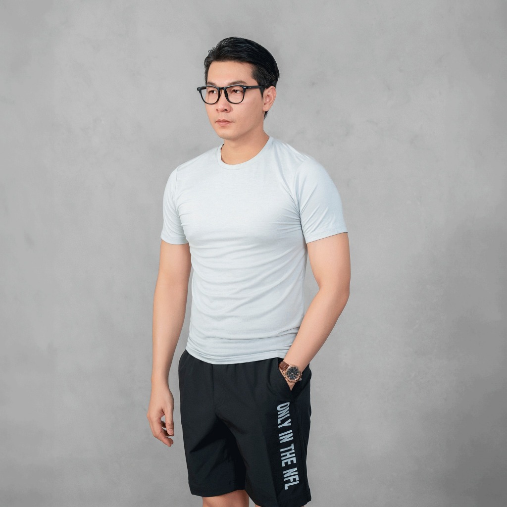 Áo Thun Thể Thao, Áo Thun Tản Nhiệt Nam Form Ôm Body Chất Thun Lạnh Co Giãn 4 Chiều