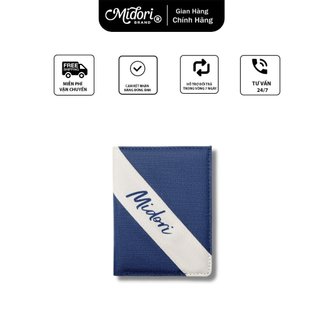 Ví Vải Đứng Nam Nữ Màu Phối Polyester Kháng Nước Unisex Gập Đựng Thẻ Local Brand Chính Hãng Mi Midori