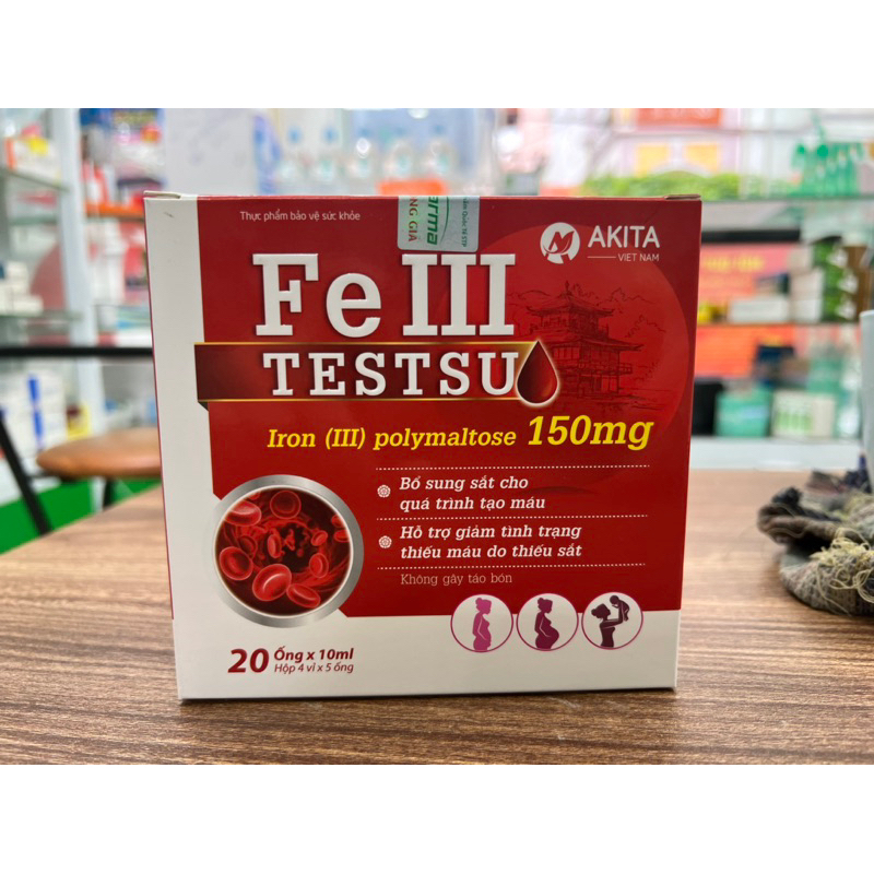 FE III TESTSU bổ sung sắt cho bà bầu và trẻ em