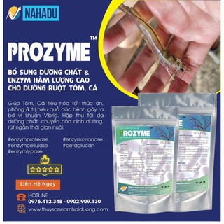 Prozyme - men tiêu hóa cho tôm, ngừa phân trắng, gói 500gr