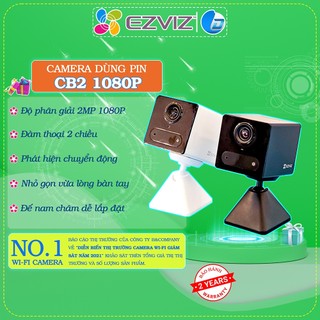  Camera wifi AI chạy pin Ezviz CB2 chính hãng, đàm thoại 2 chiều
