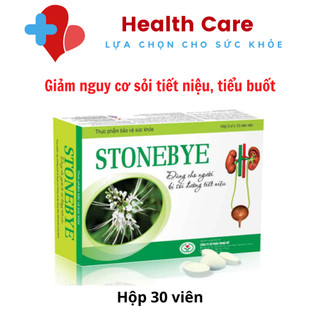 Stonebye - Hỗ trợ giảm sỏi thận, sỏi tiết niệu 30 viên