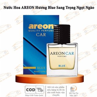 Nước hoa areon ô tô dạng xịt cao cấp - areon car hương blue sang trọng ngọt ngào mcp02