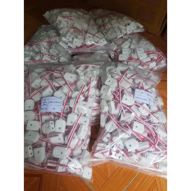 Combo gói 10 | 20 | 30| 40| 50 cái Phích âm Camera, Phích Dương cắm điện lắp camera_ Phích cái , phích đực giá thợ