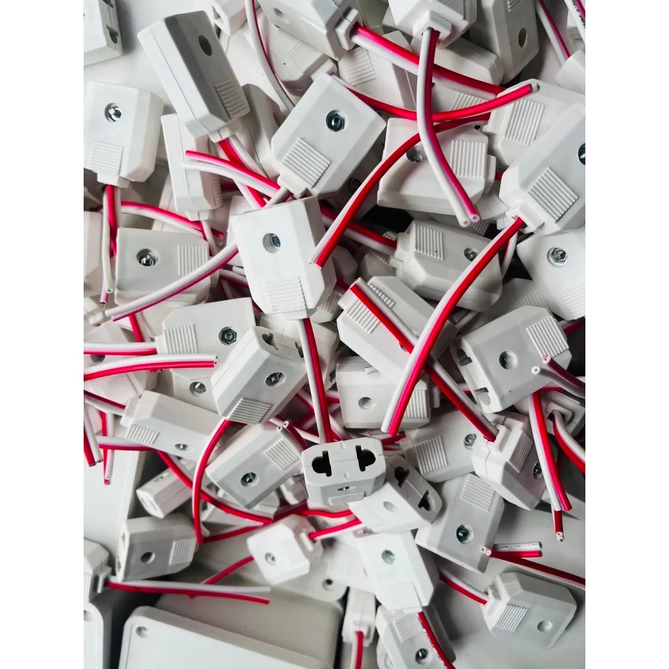 Combo gói 10 | 20 | 30| 40| 50 cái Phích âm Camera, Phích Dương cắm điện lắp camera_ Phích cái , phích đực giá thợ