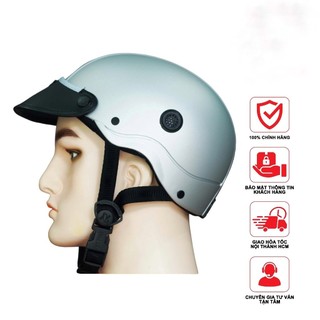 Nón bảo hiểm sơn nửa đầu 1/2 napoli có lỗ thông gió nhiều màu
