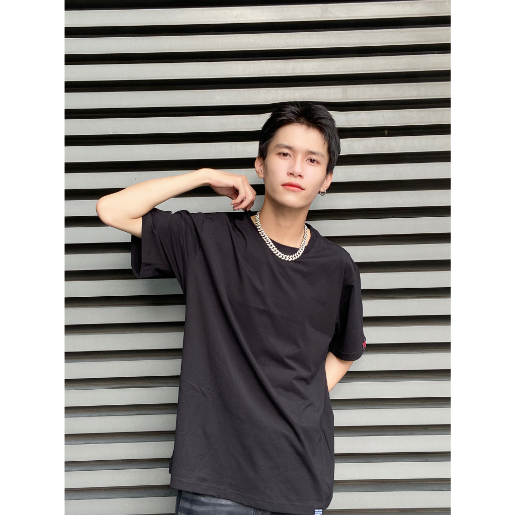 Áo thun TRƠN unisex form rộng tay lỡ Phông Nam Nữ Local Brand Midori Studio