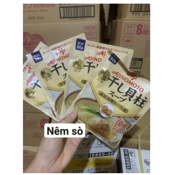 Hạt nêm Nhật các loại cho bé ăn dặm Ajinomoto, Topvalu....