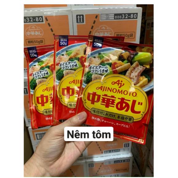 Hạt nêm Nhật các loại cho bé ăn dặm Ajinomoto, Topvalu....