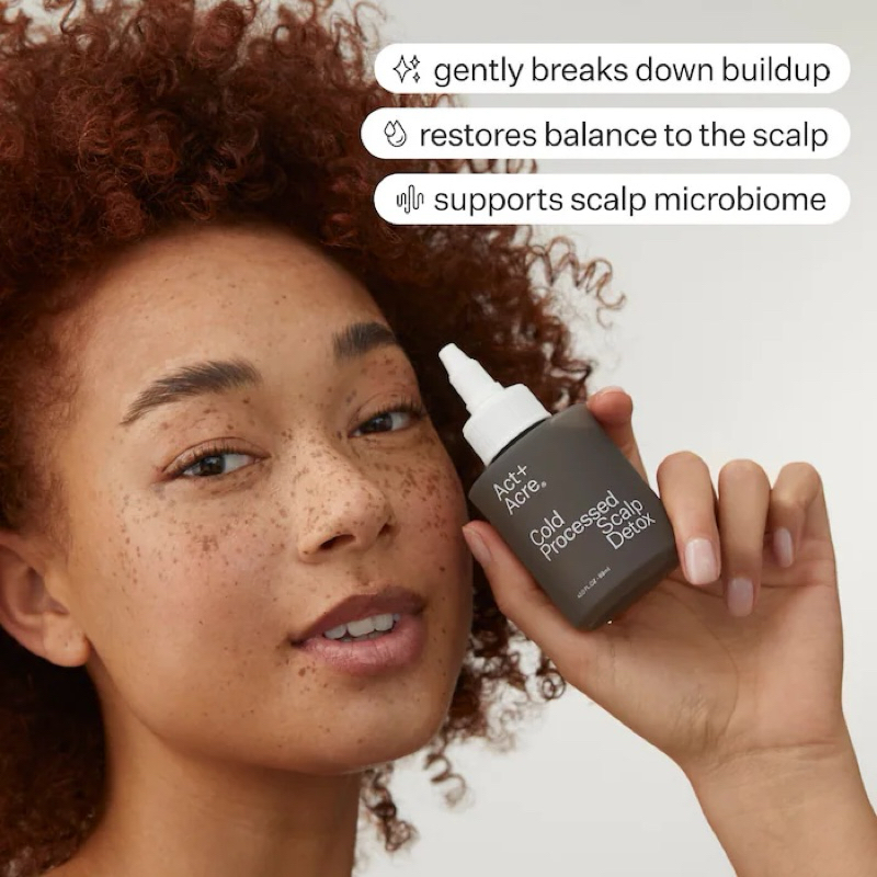 Dầu tẩy tế bào chết da đầu Act+Acre Vitamin E Scalp Detox Oil For Dry Scalp