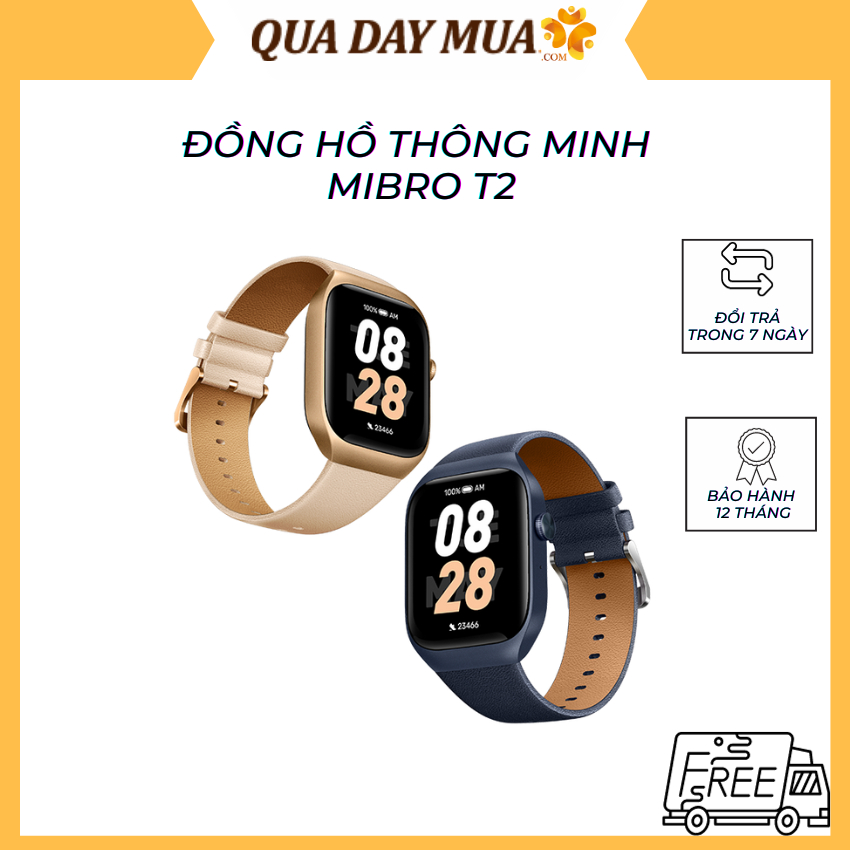 Đồng hồ thông minh Mibro T2 - XPAW012 - Hàng chính hãng - Bảo hành 12 tháng